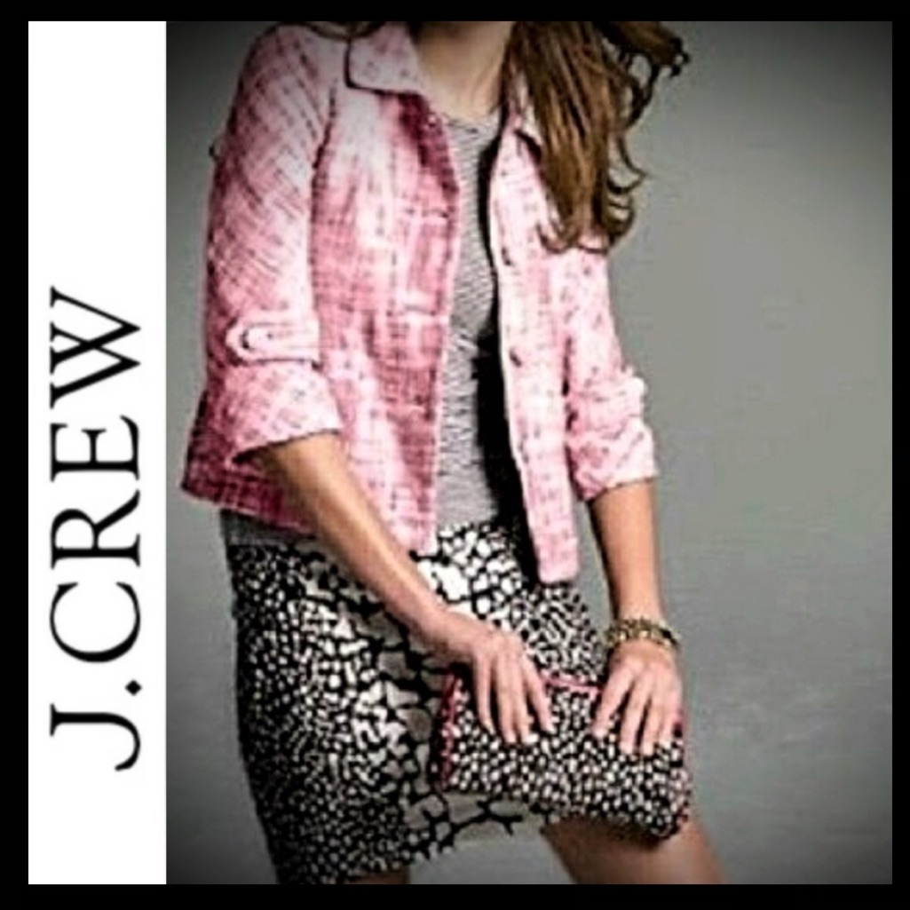 J.Crew Python Print Mini Skirt
